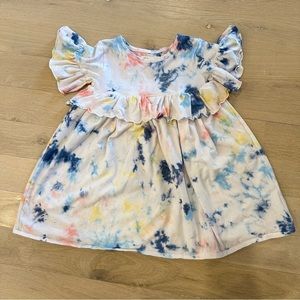 Toddler Tie Dye Jersey Knit Dress